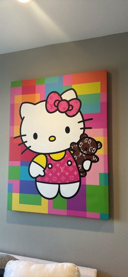 Hello kitty canvas