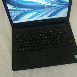 DELL LAPTOP  NOTEBOOK 15" UNLOCKED   WINDOWS 11 8GB RAM  256ssd  COMPUTER FREE CHARGER works great 