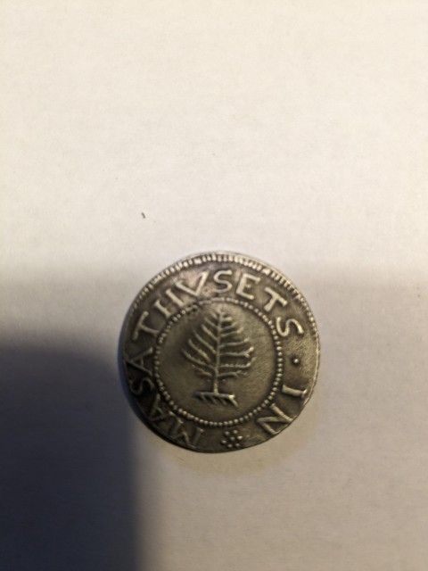 Replica Pine Tree Shilling 1652 Coin.