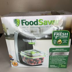 Food Saver Fresh Food Preservation System  FM1160-000 NEW Open Box