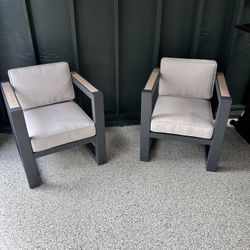 Brand New (open Box) Mirador Outdoor Chairs Set (2 Chairs)