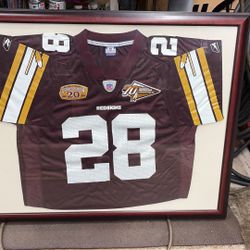 Washington Redskins  Nfl Darryl Green Certified Jerzy  Framed 