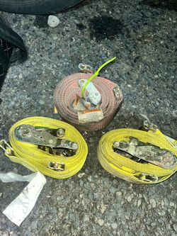 Heavy Duty E-Track Straps (Lot of 3) - Trailer/Box Truck
