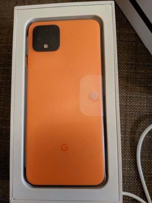 Google pixel 4 brand new oh so orange