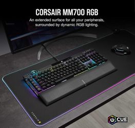 CORSAIR MM700 RGB Extended Cloth Gaming Mouse Pad