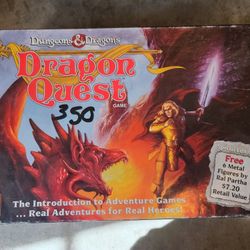 Dungeons And Dragons Dragon Quest Game Vintage