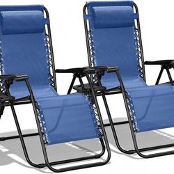 New Set Of 2 Anti Gravity Chairs Indoor Outdoor I He’s 