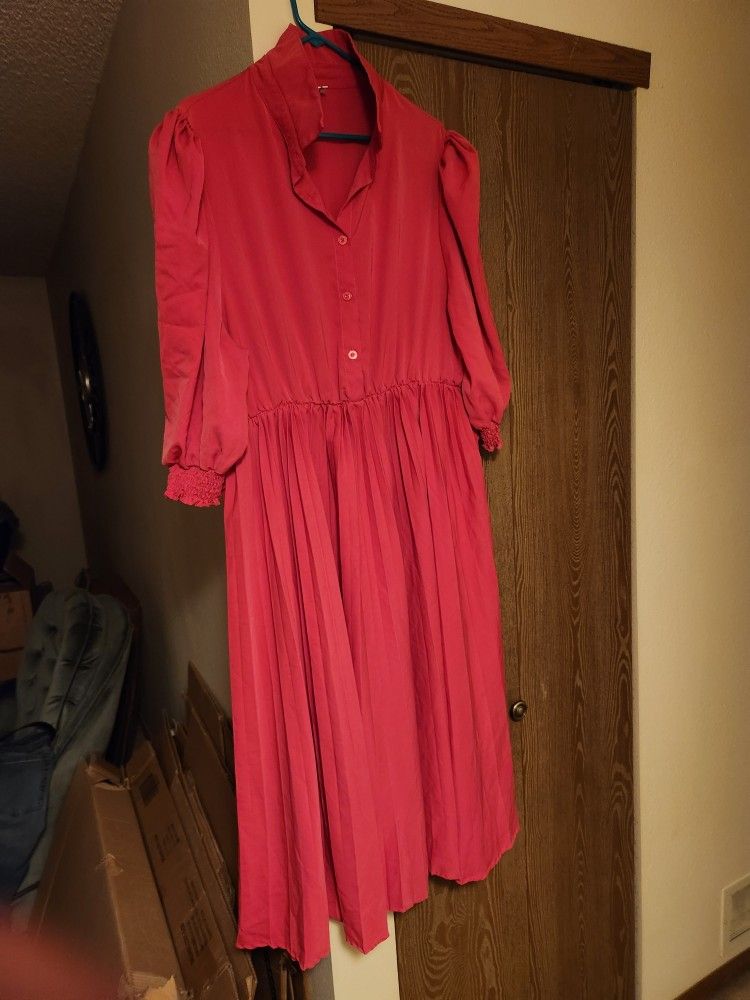 Fashion Space brand women's button-up shirt dress