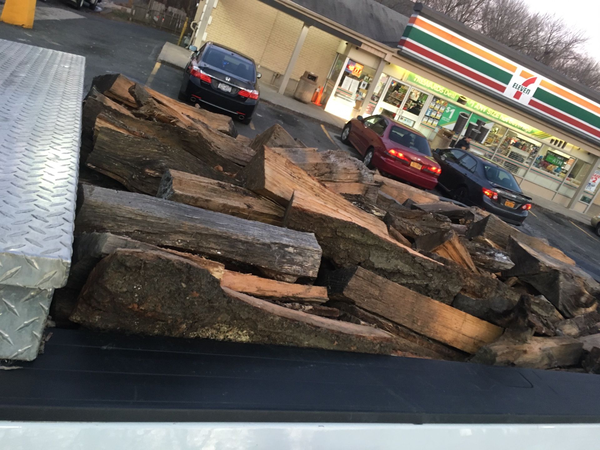 Pick up truck of Firewood local delivery 🚚