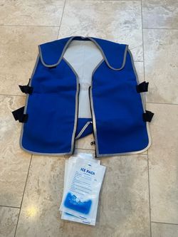 Cooling Vest with Ice Packs