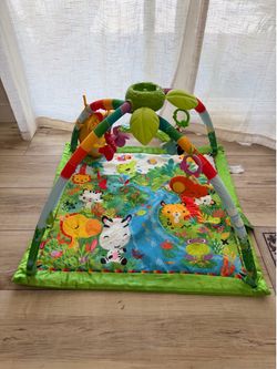 Baby play mat activity gym jungle safari