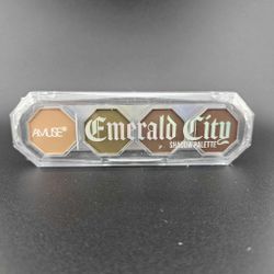 Amuse Emerald City Eyeshadow Palette Brown Green Tan Neutral Eye Makeup - MIX4
