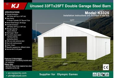 33X25 Garage/ Shed/Barn