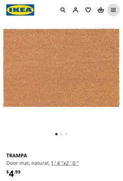 6 Trampa Door Mats From Ikea -$10 All 16” X 20”