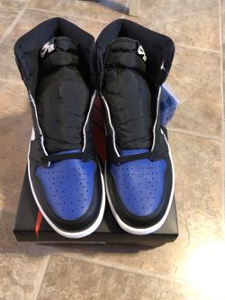 Nike Air Jordan 1 Retro High OG Royal Toe Sz 12M/W13.5 New In Hand