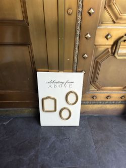 Wedding or small event sign/wall