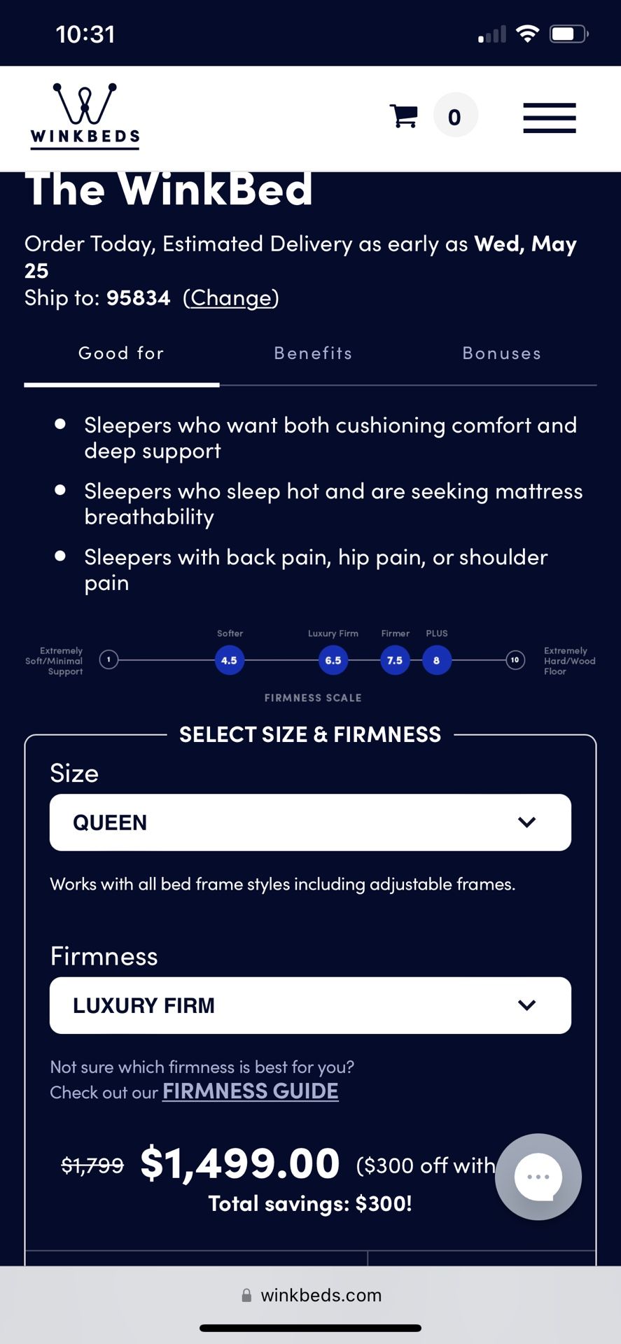 Brand New Winkbeds Luxury Firm Mattress ! Wink Beds Queen Size Mattress