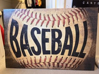 Baseball Themed Wall Painting