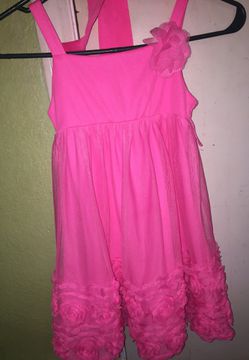 A hot pink size 4/5 kids dress