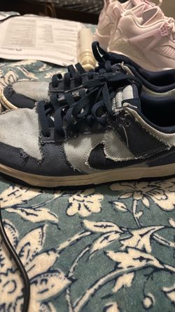 Nike Dunk Low Denim Sneakers