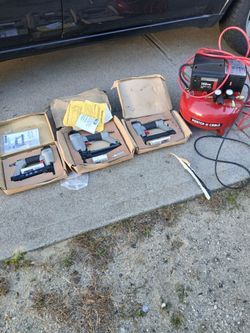 Compressor and nail guns