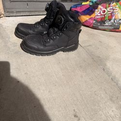Safety Work Boots, Steel Toe, And Electrical Proof