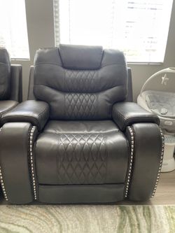 Leather couch