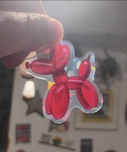 Balloon dog keychain- multiple available