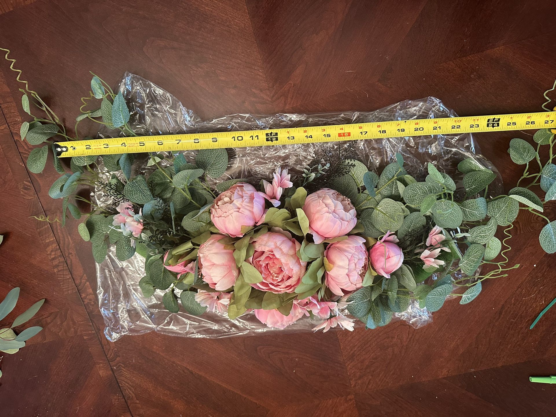 Pink Floral Swag New