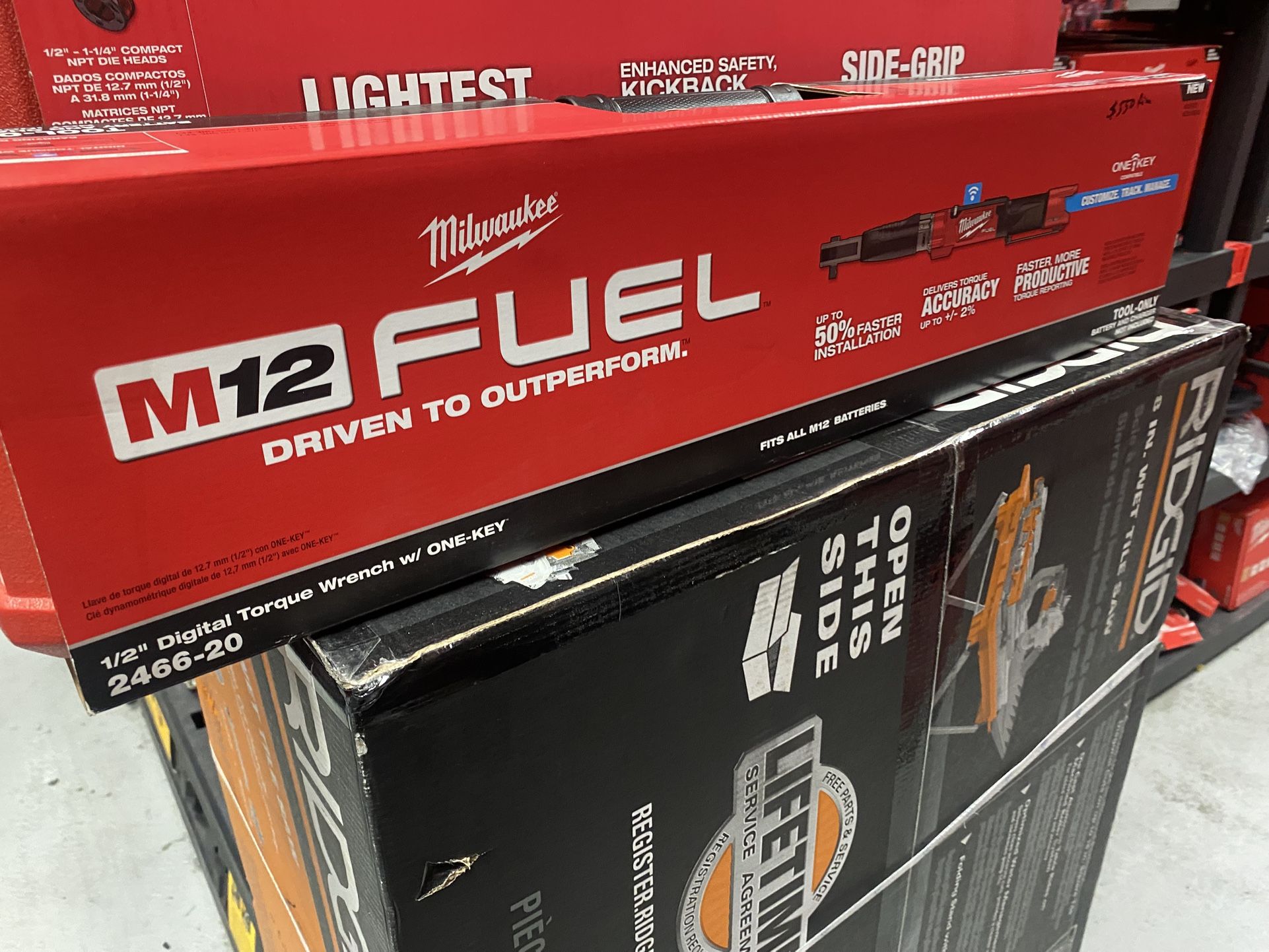 M12 FUEL One-Key 12-Volt Lithium-Ion Brushless Cordless 1/2 in. Digital Torque Wrench (Tool-Only)