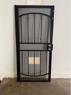 Security Door - 36 x 80 (Black)