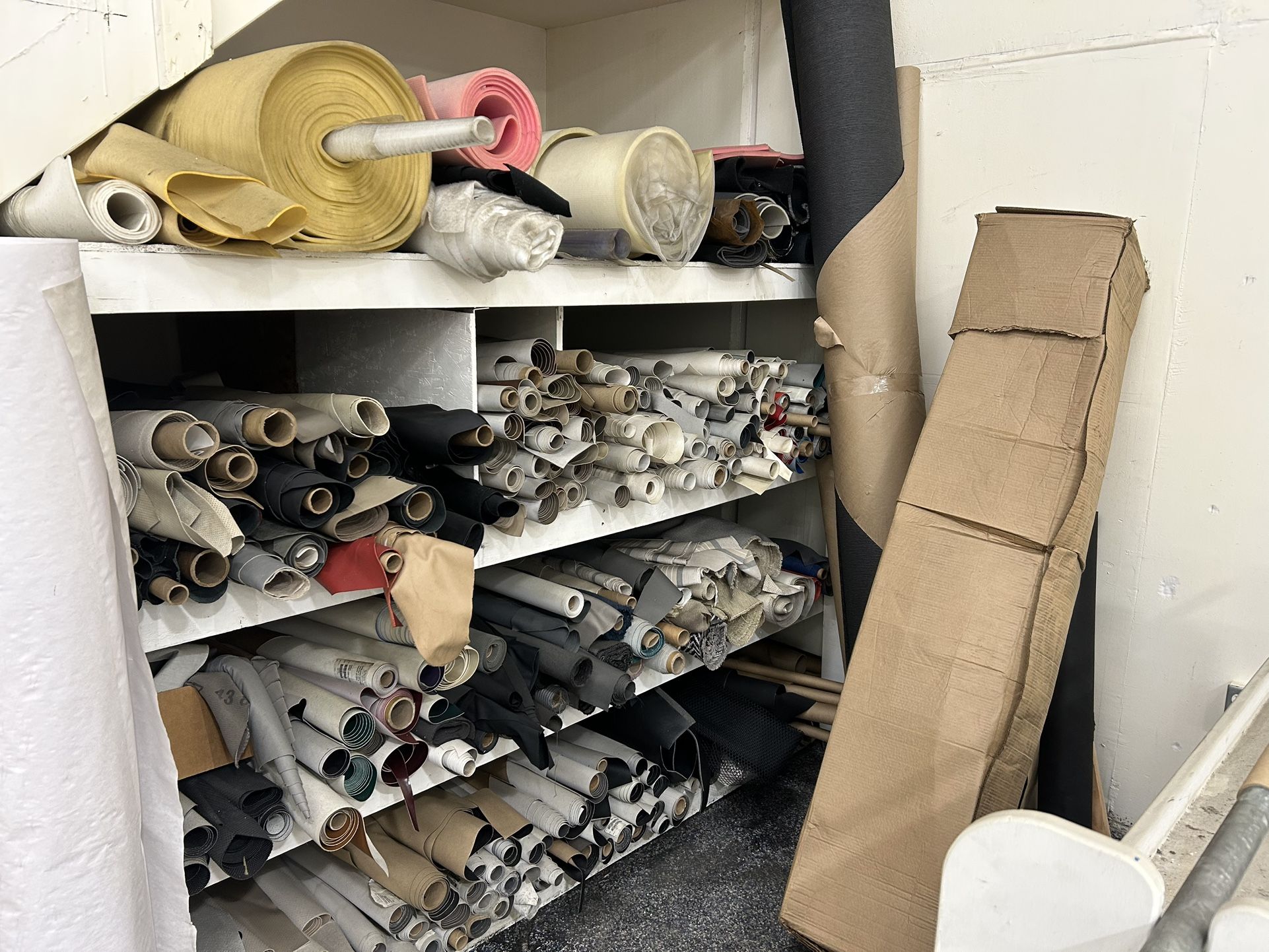 Blowout Sale! Leather, Cloth, And Vinyl Remnants!!!