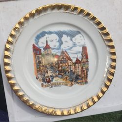 1 Antique Jaeger & Co. Findlay Bavaria hand painted Plates GERMANY 