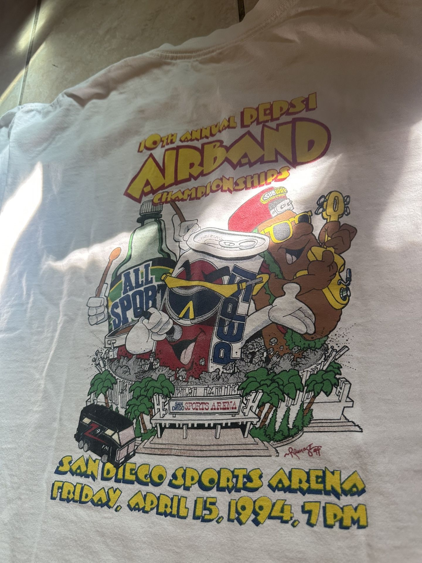 Vintage Pepsi Championship T Shirt 1994
