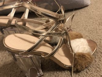 Clear Fur Heels