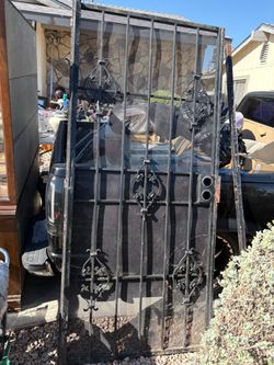 Wrought Iron Security Screen Door
