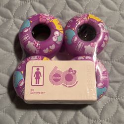 Brand New 54 Mm Sanrio, Friends Girl Wheel. Skateboard Wheels