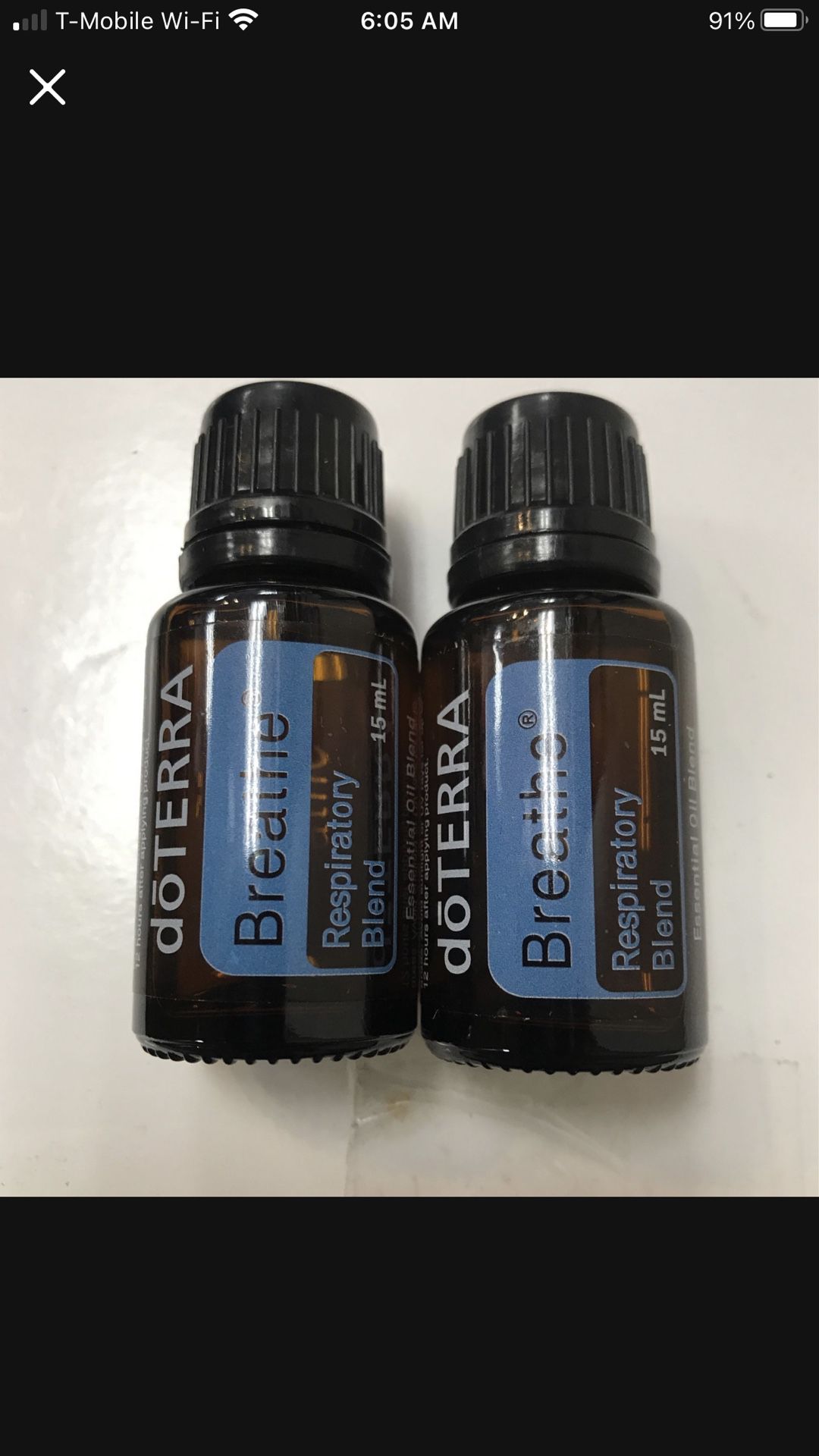  We/Sealed  doTERRA Breath Essential Oil 15 ml 2 Pack