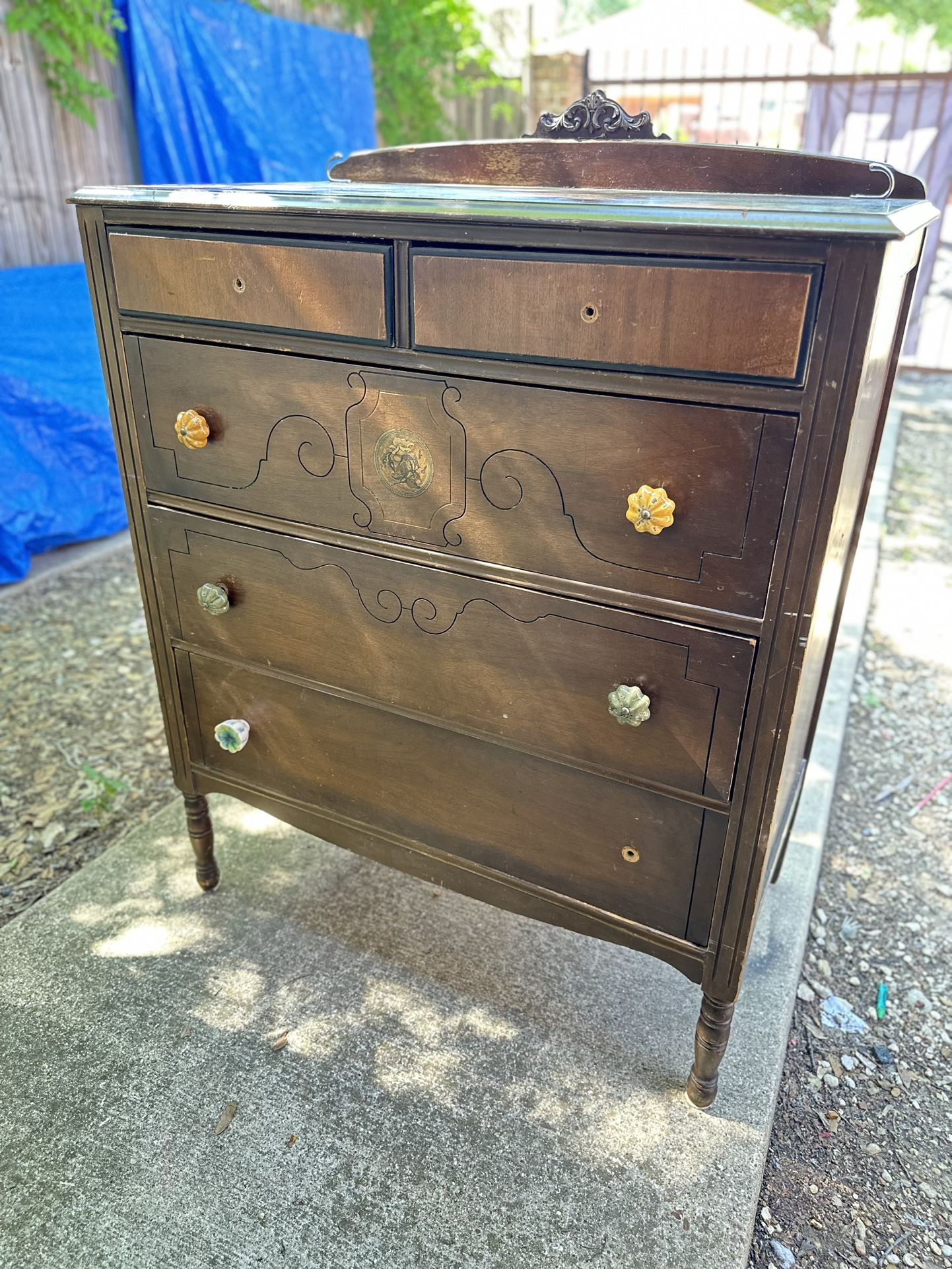 ANTIQUE DRESSER PROJECT PIECE