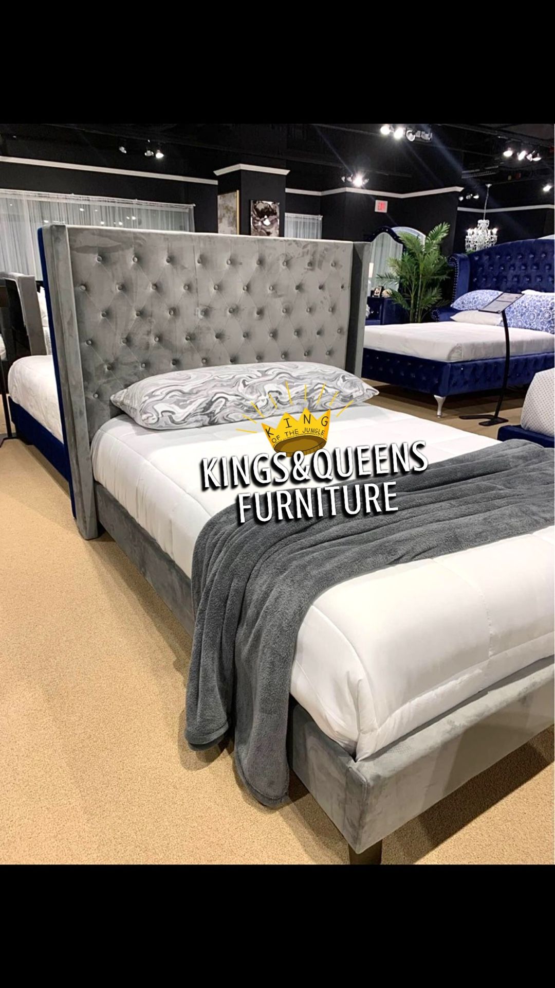New Queen Bed Frame With Mattress