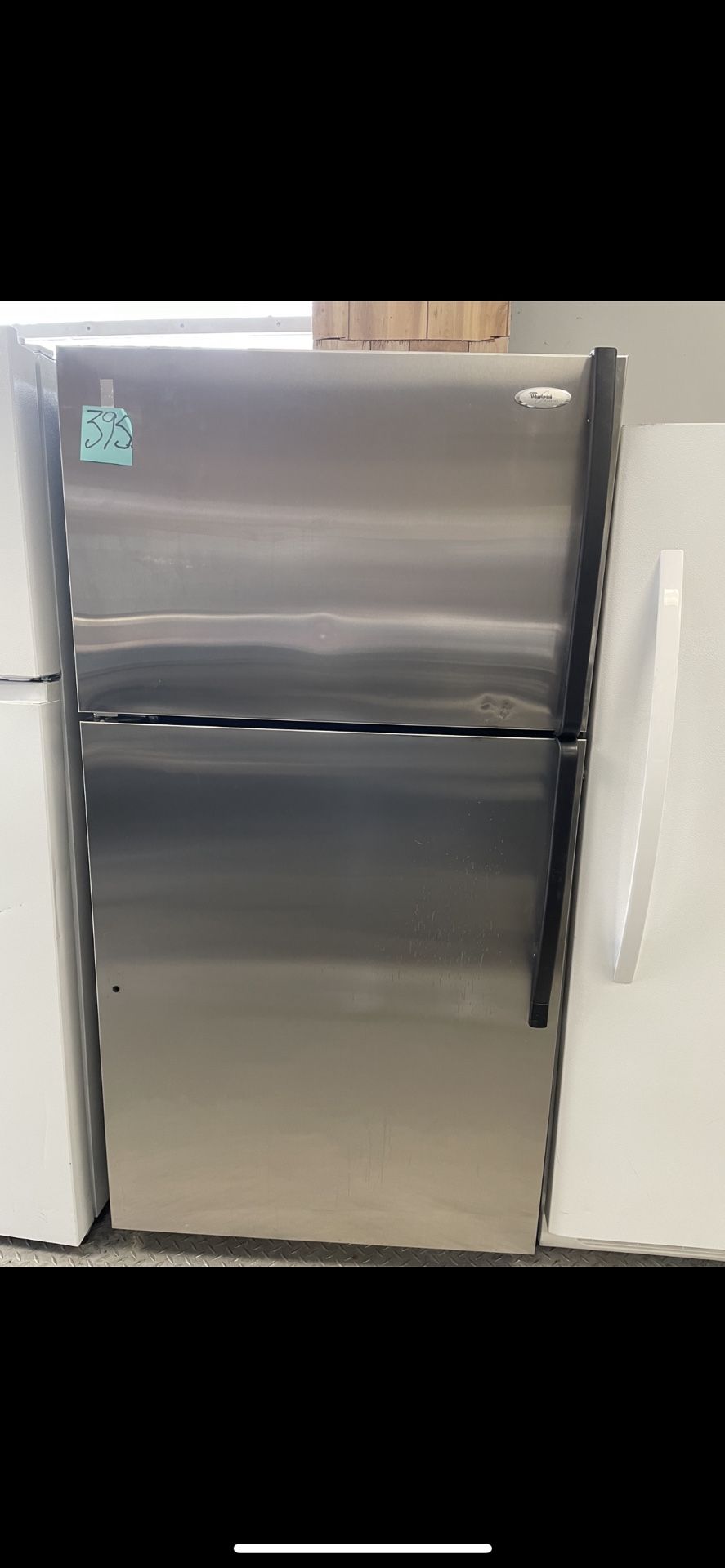 Whirlpool 33” Stainless Steel Top Freezer-Bottom Refrigerator 