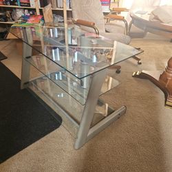 Glass TV Stand / Entertainment Center