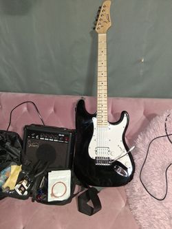 New electric guitar and amp