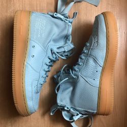 New Nike SF Air Force 1 Mid AJ0424-401 Ocean Bliss Blue GS Sz 6.5