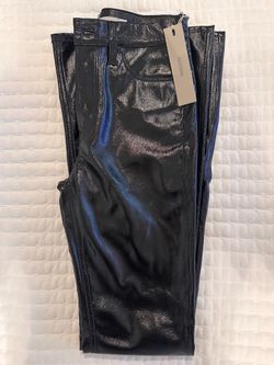 Hudson High - Rise Flare Black Pants 25