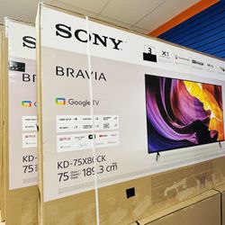 75” Sony Bravia X80K 4K UHD Smart Google Tv
