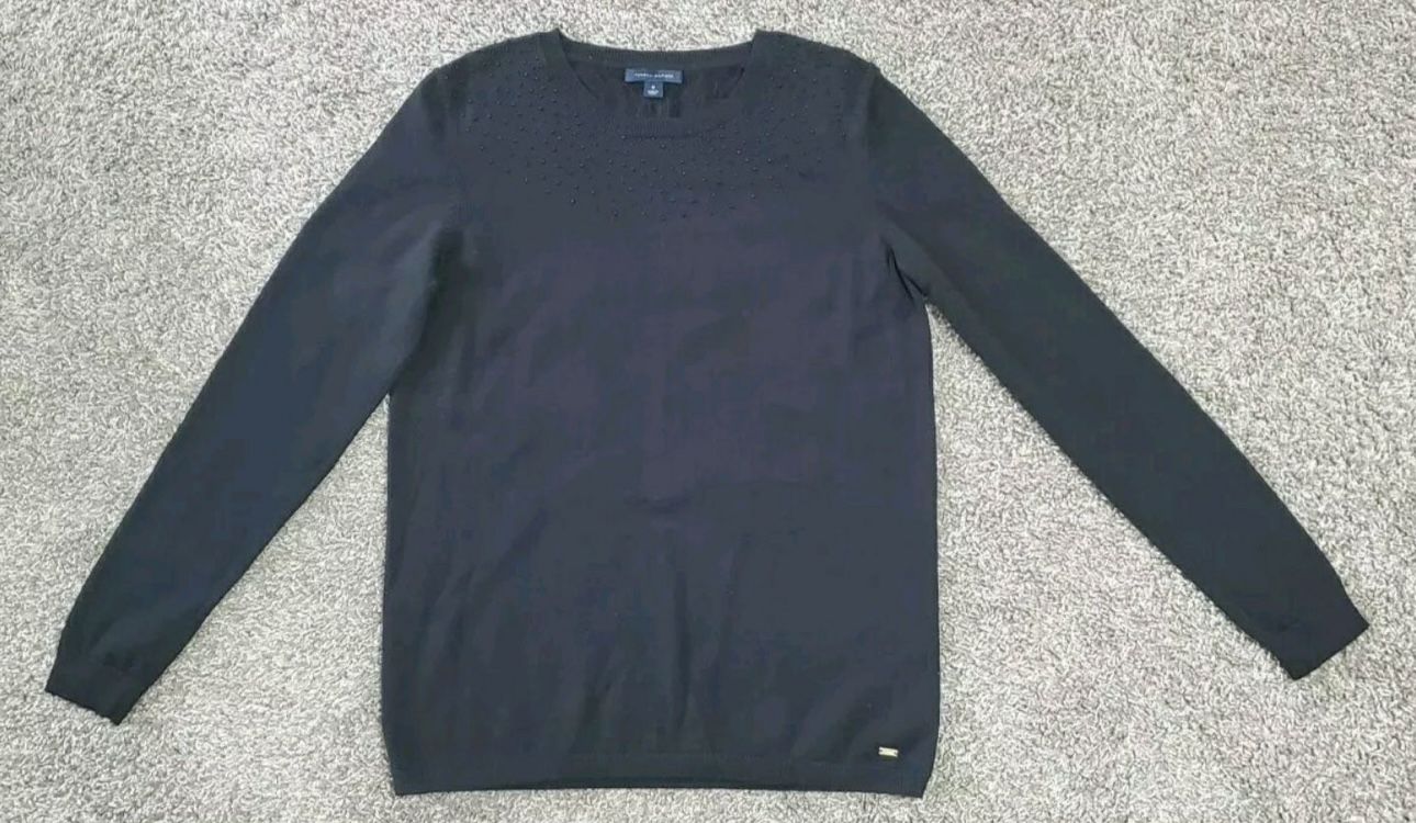 Women's Tommy Hilfiger Pullover Sweater Size M Black