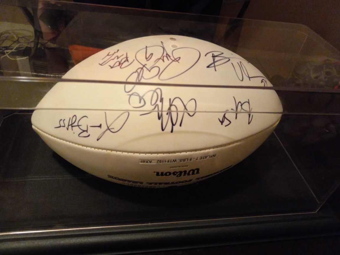 Chicago Bears Autographed NFL Football