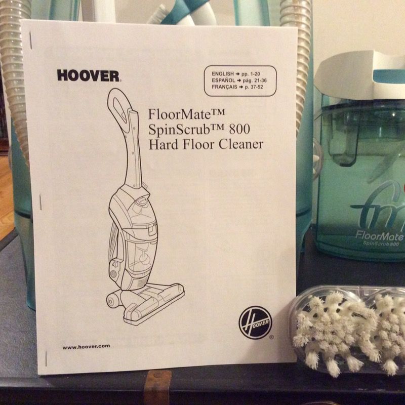Hoover Floormate Spinscrub 800 Manual