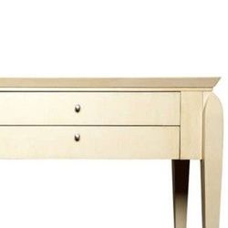 Console Table, Hickory White Brand, In Ivory Color 